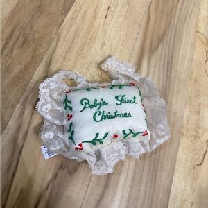 1985 Enesco Embroidered Ornament baby’s first ornament